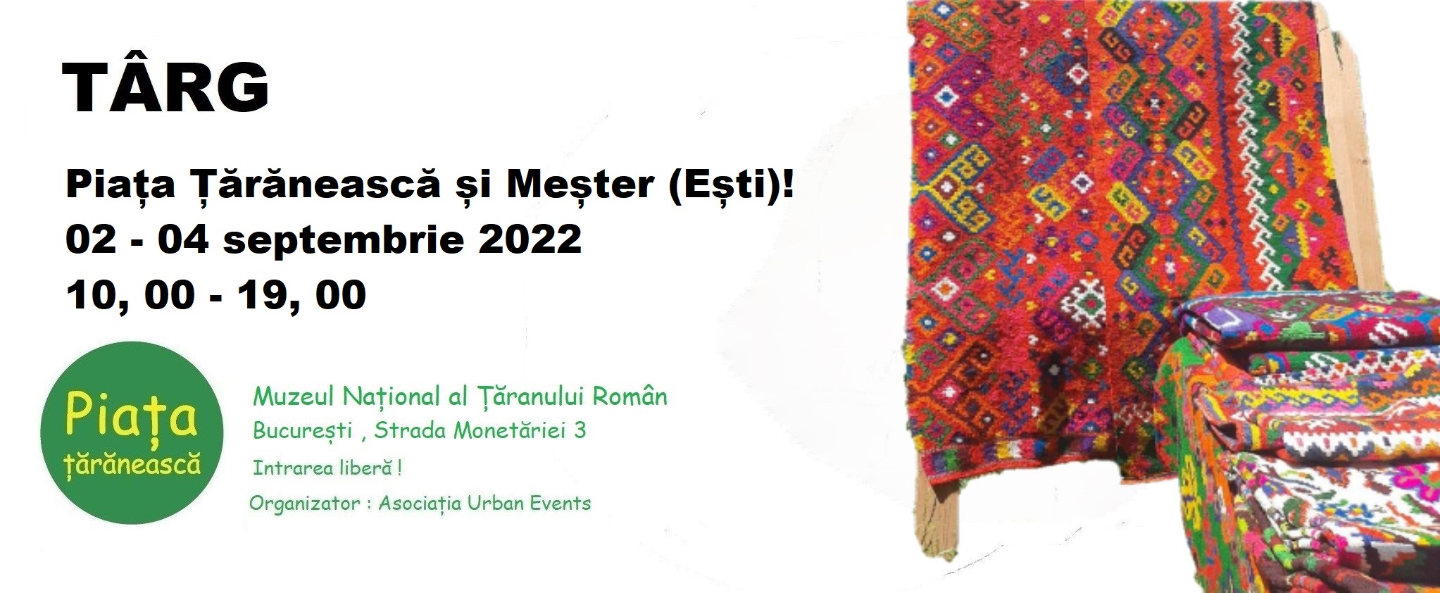 Piața Țărănească și Meșter(Ești)!