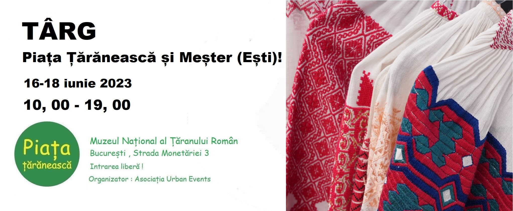 Piața Țărănească și Meșter(Ești)!