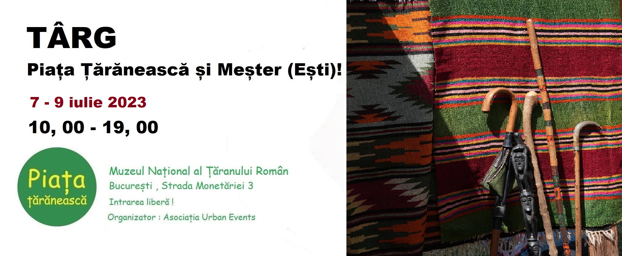 Piața Țărănească și Meșter(Ești)!