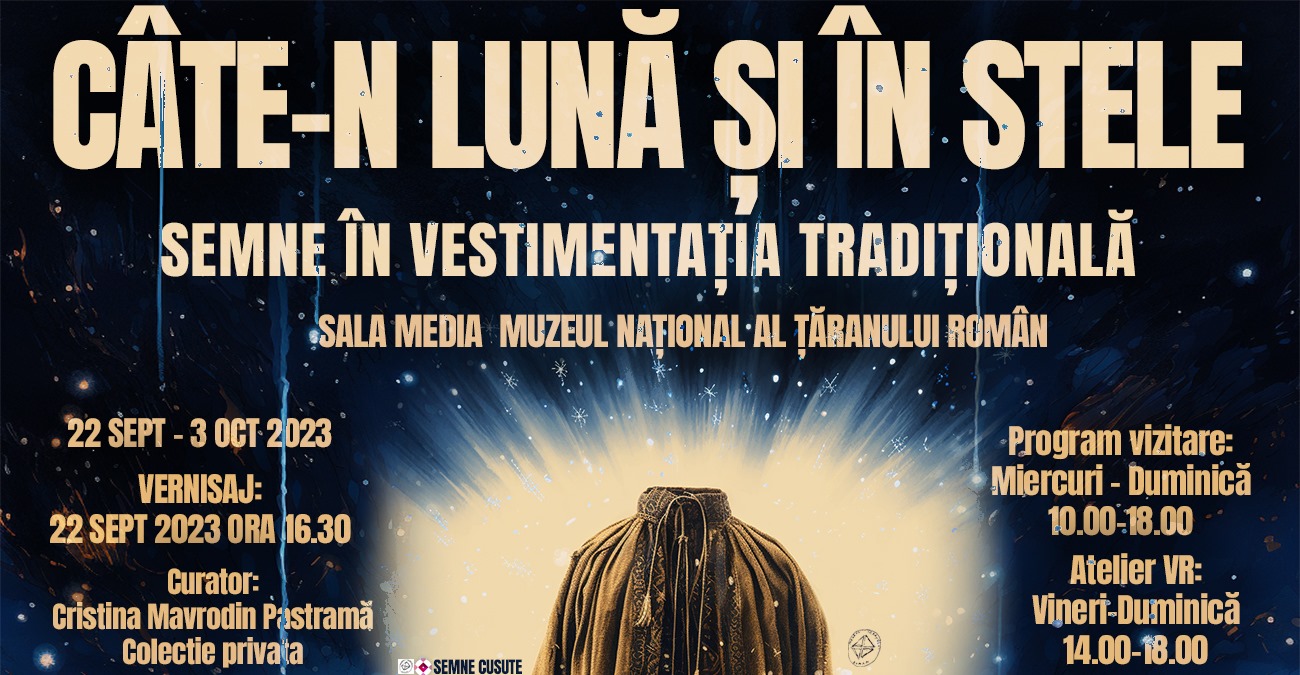 Câte-n lună și în stele. Semne în vestimentația tradițională