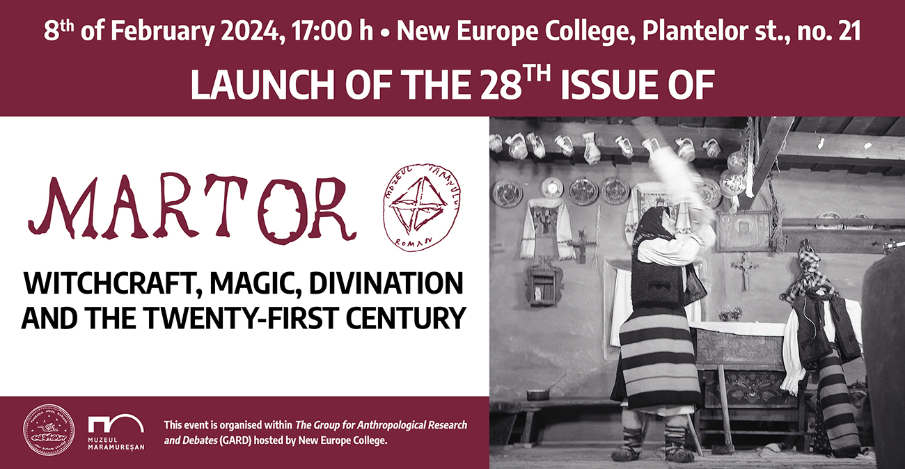 Launch of MARTOR Journal, volume 28/2023, Witchcraft, Magic, Divination and the Twenty-first Century