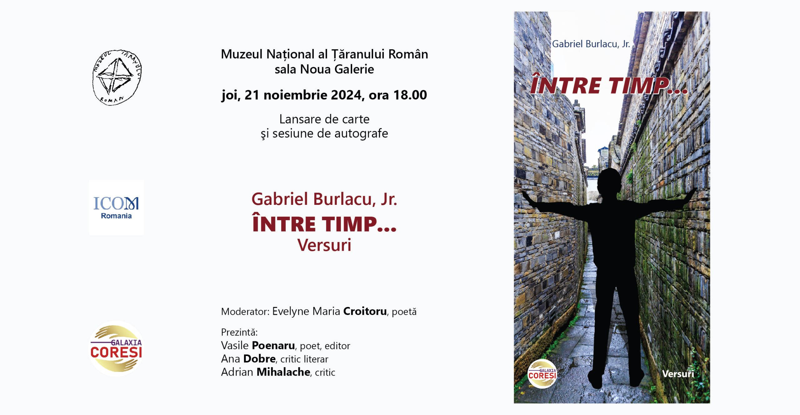 LANSARE CARTE DE POEZII A POETULUI PRECOCE GABRIEL BURLACU, Jr.