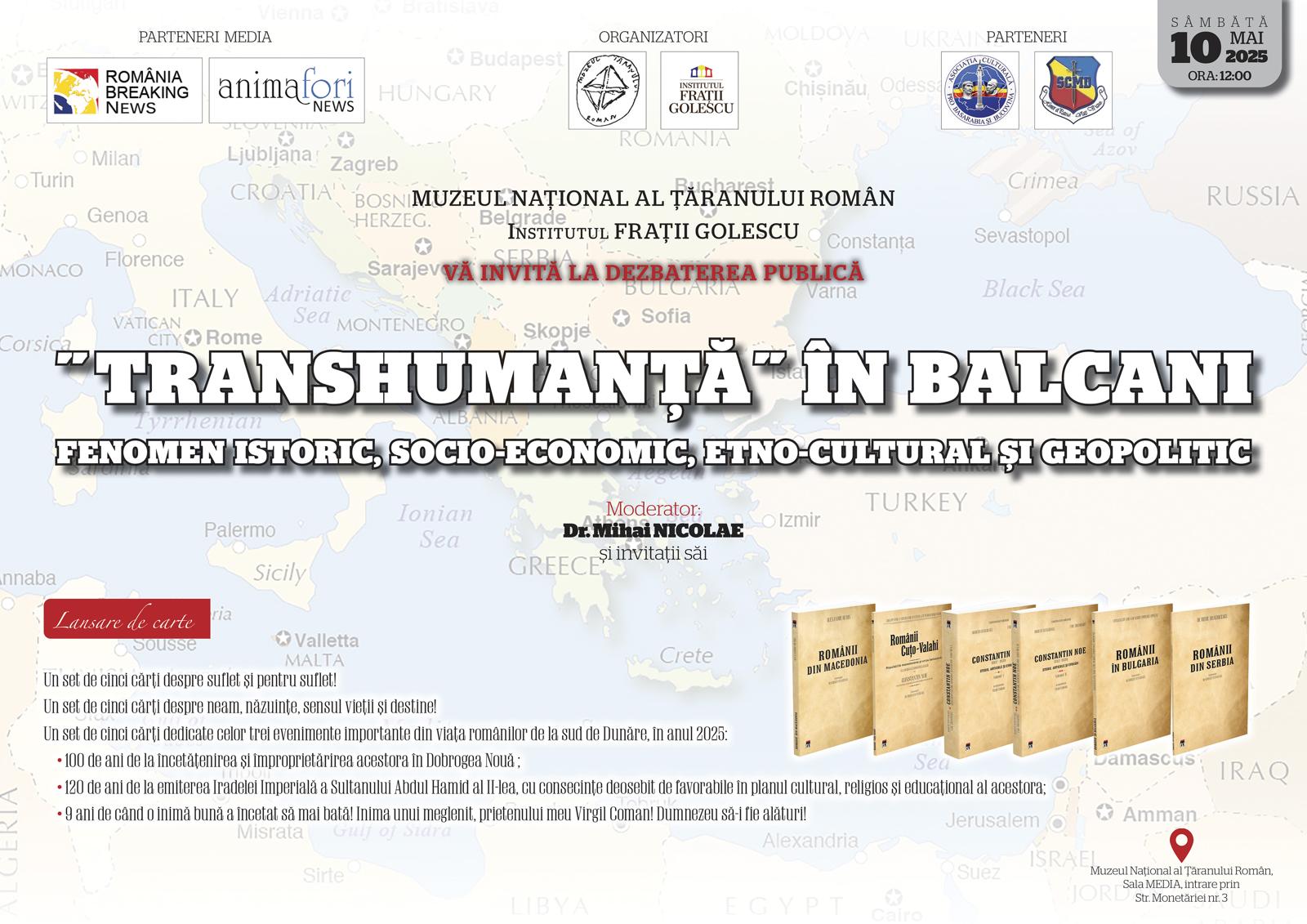 TRANSHUMANȚA ÎN BALCANI - fenomen istoric, socio-economic, etno-cultural și geopolitic