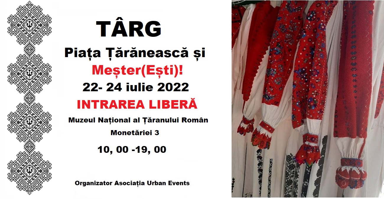 Târg Piața Țărănească și Meșter(Ești)!
